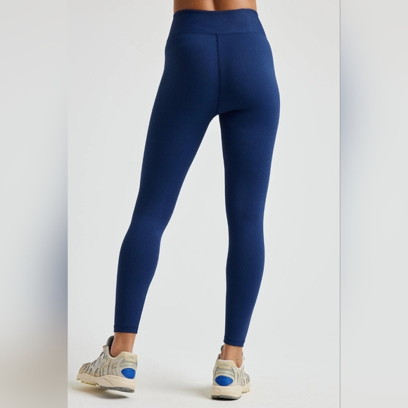 Year Of Ours Ribbed Football Leggings W/ Matching  Ribbed Football Bra In Green  - Picture 5 of 14